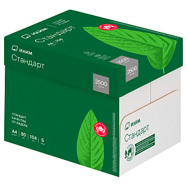 Бумага Илим "Стандарт" А4, Марка С, 500л.
