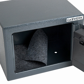 Сейф мебельный DASWERK SC-170EL (170х230х170 мм), электронный замок, графит, 291338 фото Сейф мебельный DASWERK SC-170EL (170х230х170 мм), электронный замок, графит, 291338