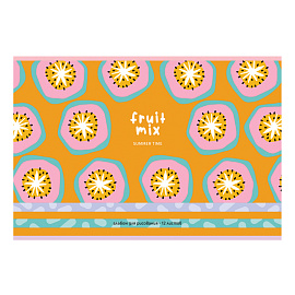 Альбом для рисования 12л., А4, на скрепке BG "Mix. Девочки", эконом