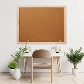 Доска 90х120 см Attache Economy HDF деревянная рама