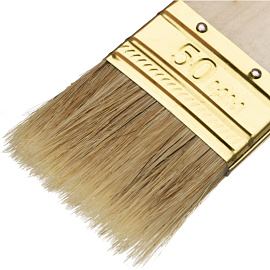 Кисть малярная плоская Dexx из натуральной щетины 50x9 мм (0100-050_z02) фото Кисть малярная плоская Dexx из натуральной щетины 50x9 мм (0100-050_z02)