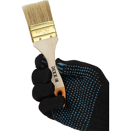 Кисть малярная плоская Dexx из натуральной щетины 50x9 мм (0100-050_z02) фото Кисть малярная плоская Dexx из натуральной щетины 50x9 мм (0100-050_z02)