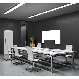 Доска магнитно-маркерная Attache BlackFrame 90x120 см односекционная с лаковым покрытием (полочка для маркеров)