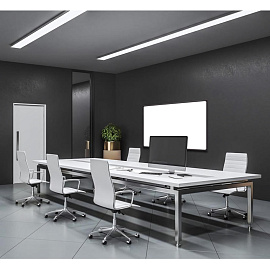 Доска магнитно-маркерная Attache BlackFrame 100x150 см односекционная с лаковым покрытием (полочка для маркеров)