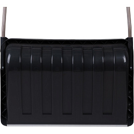 Движок для уборки снега (скрепер) РусТрейд пластик 50x70 см (металлическая накладка)