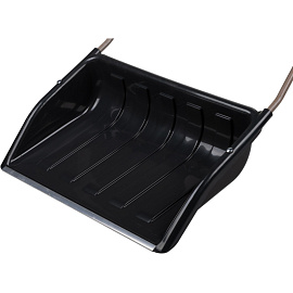 Движок для уборки снега (скрепер) РусТрейд пластик 50x70 см (металлическая накладка)