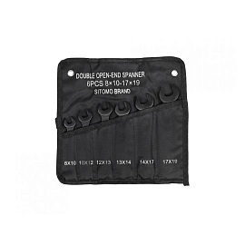 Набор ключей рожковых Sitomo 8-19 мм 8 предметов (54378)