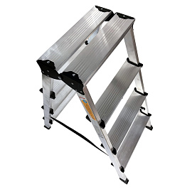 Стремянка алюминиевая 2x4 ступени Комус