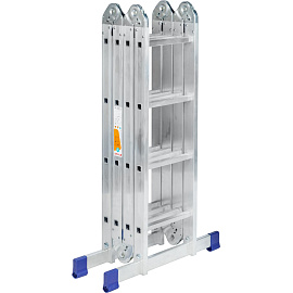 Лестница-трансформер Комус алюминиевая четырёхсекционная 4x16 ступеней