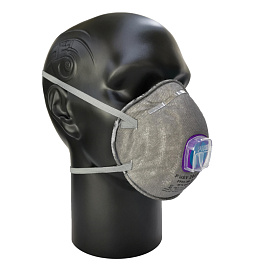 Респиратор PHSV 2011OG противоаэрозольный с угольным фильтром и с клапаном FFP1