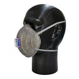 Респиратор PHSV 2021OG противоаэрозольный с угольным фильтром и с клапаном FFP2