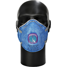 Респиратор PHSV 2021AG противоаэрозольный с угольным фильтром и с клапаном FFP2