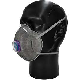 Респиратор PHSV 2021WG противоаэрозольный с угольным фильтром и с клапаном FFP2