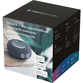 Умная колонка VK Капсула Мини тёмно-серая с подсветкой (MRC02BK)