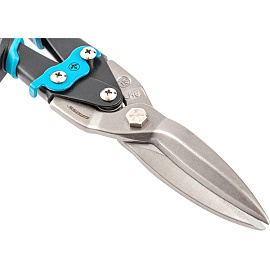 Ножницы по металлу GROSS PIRANHA 270мм,прямой проходной рез,СrMo (78329)