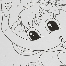 Картина по номерам Lori Милые зверюшки Забавный слонёнок 20x30 см фото Картина по номерам Lori Милые зверюшки Забавный слонёнок 20x30 см