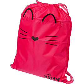 Мешок для сменной обуви Комус Класс Kitty 360x470 мм розовый с карманом фото Мешок для сменной обуви Комус Класс Kitty 360x470 мм розовый с карманом