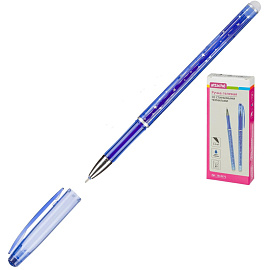 Ручка гелевая со стираемыми чернилами Attache синяя (толщина линии 0.5 мм)