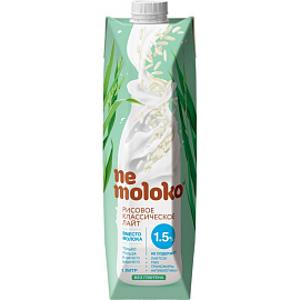 Напиток растительный Nemoloko классический лайт рисовый 1 л