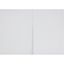 Тетрадь общая Attache A4 80 листов в клетку на спирали (обложка с рисунком, УФ-сплошной глянцевый лак)