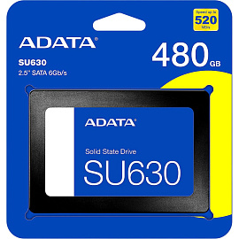 SSD накопитель ADATA SU630 480 ГБ (ASU630SS-480GQ-R)