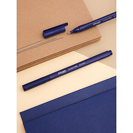 Линер Комус Ultra Fine синий (толщина линии 0.4 мм)