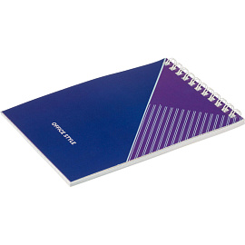 Блокнот Attache Economy А6 40 листов синий в клетку на спирали (108x146 мм)