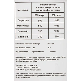 Салфетки сухие Dezzpoint для дезинфекции (200 салфеток в упаковке)