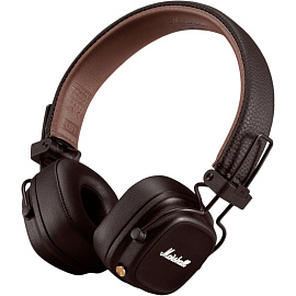 Наушники беспроводные/проводные Marshall Major Bluetooth IV коричневые (1006127)