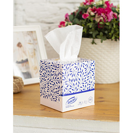 Салфетки косметические Luscan 2-слойные (90 штук в упаковке)