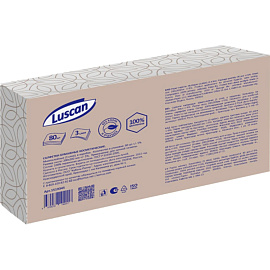 Салфетки косметические Luscan 3-слойные (80 штук в упаковке)