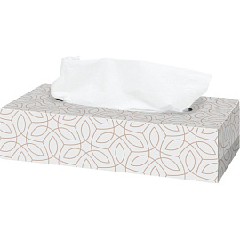 Салфетки косметические Luscan 3-слойные (80 штук в упаковке)