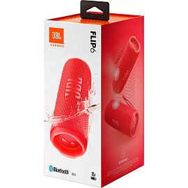 Акустическая система JBL Flip 6 красная (JBLFLIP6RED)