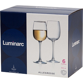 Набор бокалов для белого вина Luminarc Аллегресс 300 мл (6 штук в упаковке)