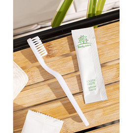 Набор зубной Luscan Body care флоупак (зубная щётка, зубная паста, 300 штук в упаковке)