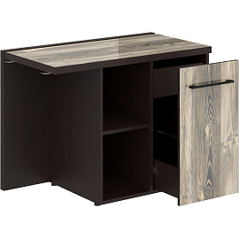 Тумба приставная Morris MCRT1055R (дуб базель/венге магия, 1000х550х750 мм)