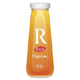 Сок Rich персиковый 0.2 л (12 штук в упаковке)