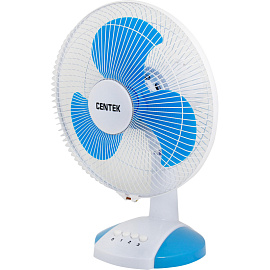Вентилятор настольный Centek CT-5007 белый/синий