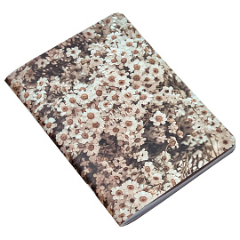 Тетрадь общая Be Smart Nude А5 48 листов в клетку на скрепке (обложка с рисунком цветы, матовая ламинация)