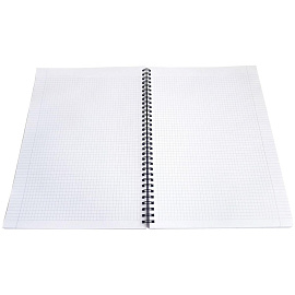 Бизнес-тетрадь Be Smart Aesthetics А4 96 листов в клетку на спирали (обложка черная, матовая ламинация)