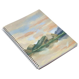 Бизнес-тетрадь Be Smart View А4 96 листов в клетку на спирали (обложка с рисунком, матовая ламинация)