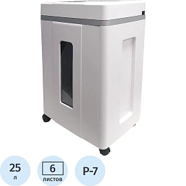 Шредер (уничтожитель документов) Office Kit S200TS 7-й уровень секретности объем корзины 25 л белый