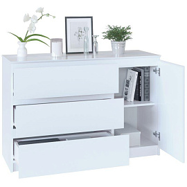 Комод Сокол Т-3р (белый, 1200х446х804 мм)