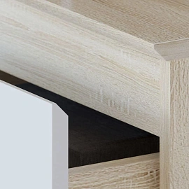 Комод Сокол Т-3р (дуб сонома/белый, 1200х446х804 мм)