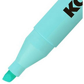 Текстовыделитель Kores High Liner Plus Pastel бирюзовый (толщина линии 0.5-5 мм)
