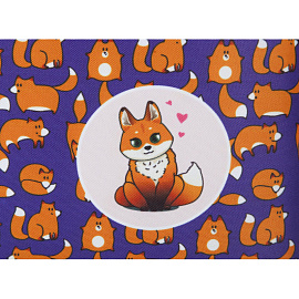 Ранец Комус Класс Light Лисички фиолетовый с одним отделением