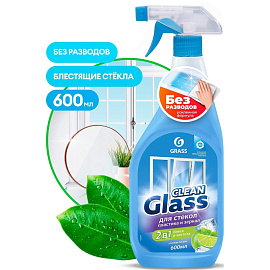 Средство для стекол и зеркал Grass Clean Glass Голубая лагуна 600 мл фото Средство для стекол и зеркал Grass Clean Glass Голубая лагуна 600 мл