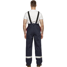 Костюм сварщика Арсенал КС05 летний синий/красный (размер 56-58, рост 182-188)