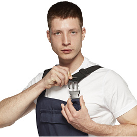 Костюм сварщика Арсенал КС05 летний синий/красный (размер 56-58, рост 182-188)