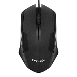 Мышь проводная ExeGate SH-9025L2 черная (EX279944RUS)